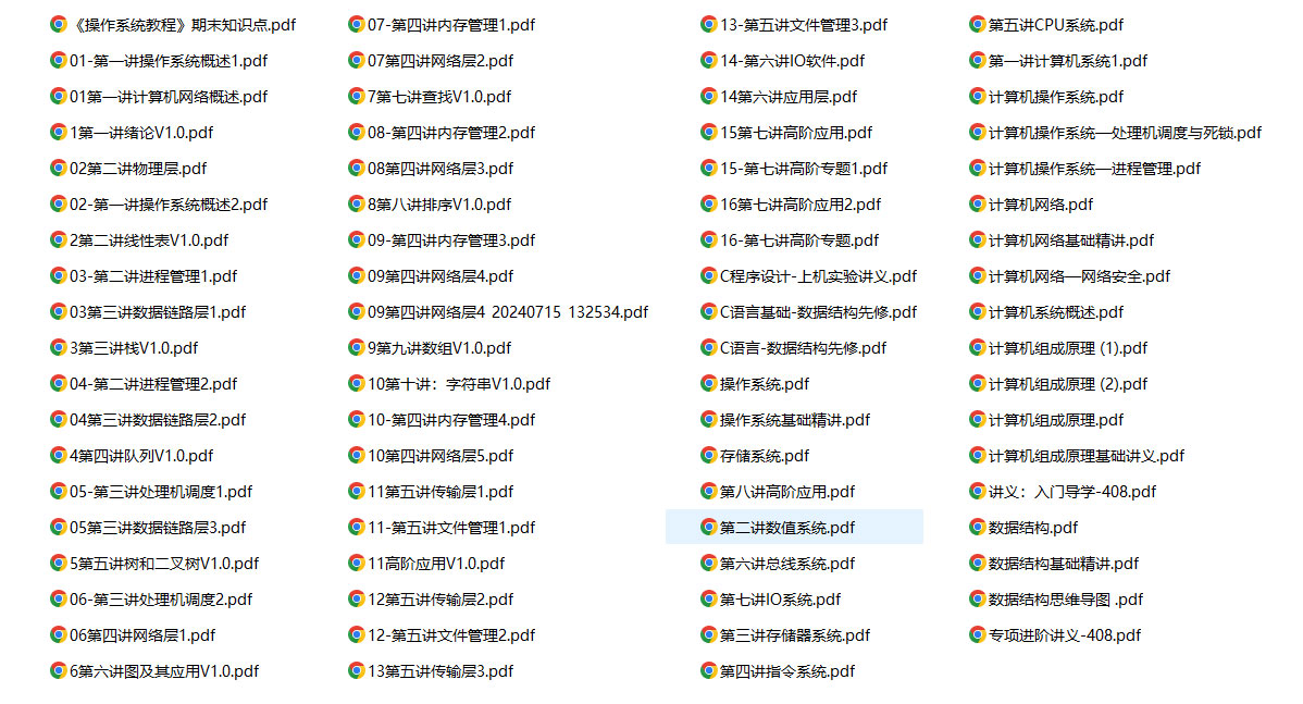 2025计算机考研系列课程资料