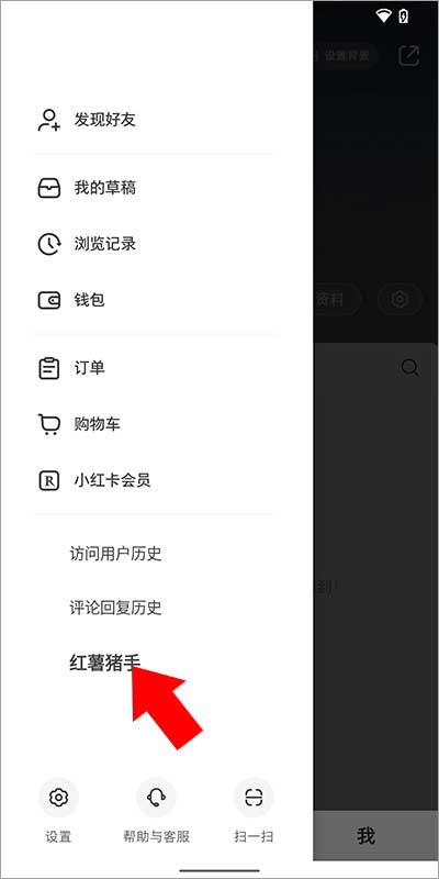 红薯猪手去除小红书内的广告