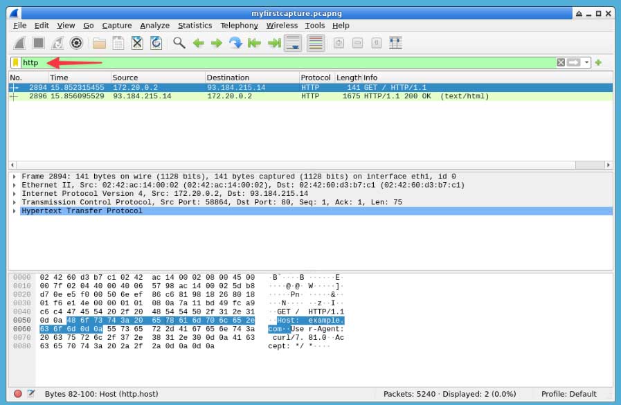 Wireshark - 网络抓包工具截取并分析各种网络数据包